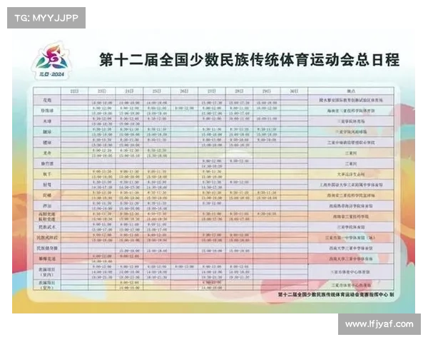 体育赛事节目表预告